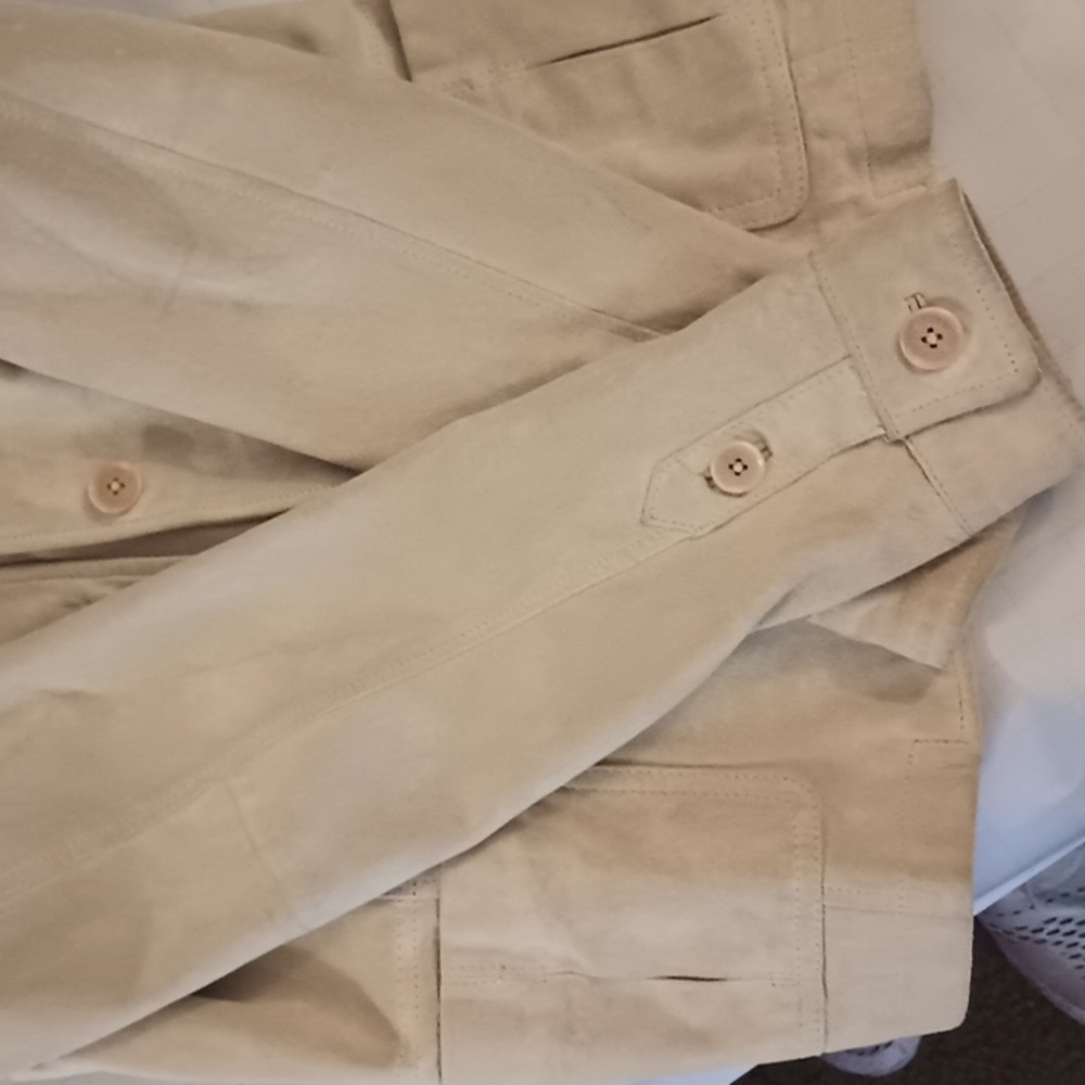 Button Down Yellow Seattle Suede Jacket - image 6